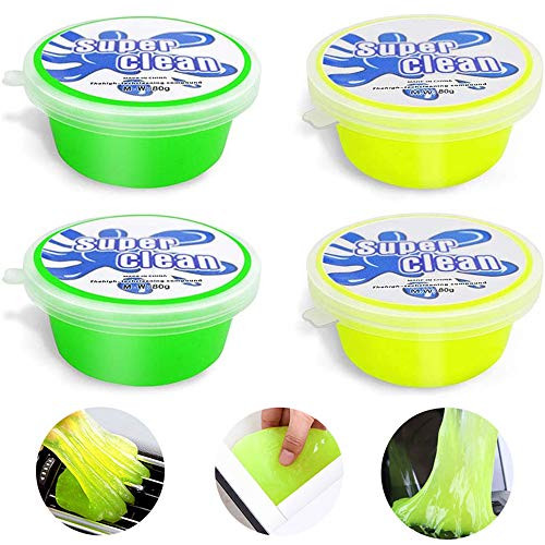 4 Pack Dust Cleaning Gel Car Cleaning Gel Keyboard Cleaning Gel Sticky Jelly Dust Cleaner Gel Goo for Car Interior Detailing Putty Auto Dust Remover Slime Cleaning Mud Car Vent Cleaner 4 Pack Dust Cleaning Gel Car Cleaning Gel Keyboard Cleaning Gel Sticky Jelly Dust Cleaner Gel Goo for Car Interior Detailing Putty Auto Dust Remover Slime Cleaning Mud Car Vent Cleaner