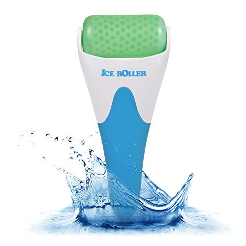 LKSDJGOH Ice Roller for Face  and  Eye Puffiness Relief Face Roller Face Massager to Tighten Pores and Reduce Wrinkles Eye Roller for Dark Circles Relieve Migraine and Pain Skin Care Products -Blue-