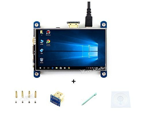 4inch Raspberry pi HDMI LCD Display Module 800x480 Resistive Touch IPS Screen Supports all Revsions of Raspberry Pi 3 Model B/3B+/2 B/B+ /A Drivers Provided
