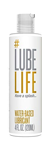 LubeLife Water Based Personal Lubricant Sex Lube for Men Women and Couples -Original 4 Fl Oz -Pack of 1--