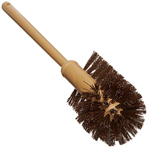 Rubbermaid Commercial 17 Inch Toilet Bowl Brush Plastic Handle Polypropylene Fill Brown -FG632000BRN- Rubbermaid Commercial 17 Inch Toilet Bowl Brush Plastic Handle Polypropylene Fill Brown -FG632000BRN-