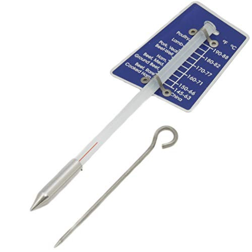 Chef Craft Glass Meat Thermometer 9.25 inch Blue