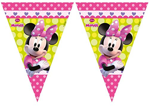 Minnie Mouse Bowtique Party Flag Banner Plastic