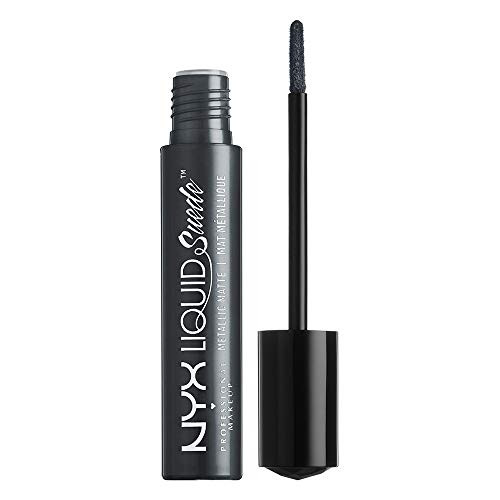 NYX PROFESSIONAL MAKEUP Liquid Suede Metallic Matte Lipstick - Go Rogue Gun Metal