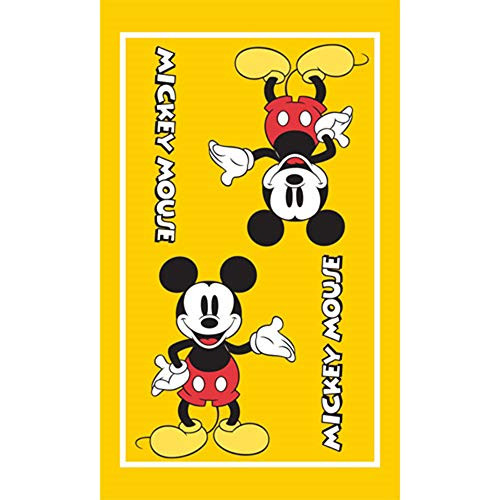 Disney Kitchen Towel Single Mickey Mouse Yellow