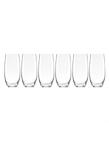 Tuscany Classics Large Tumblers, Set of 6 - Clear by Lenox