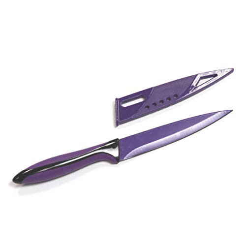 Chef Craft Utility Sheath Knife 5 inch Purple/Black