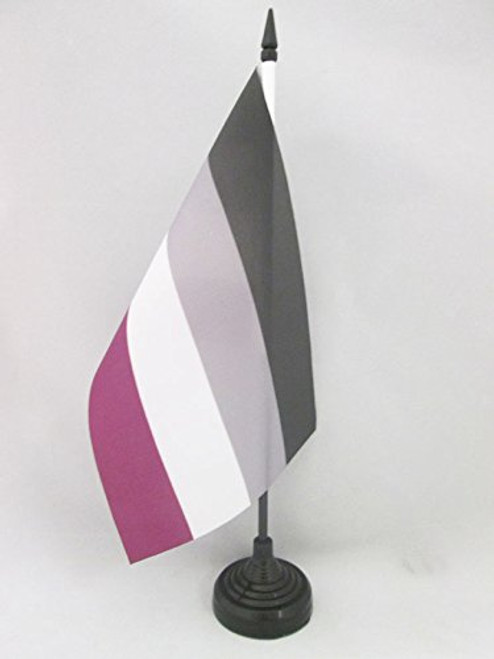 AZ FLAG Asexual Rainbow Table Flag 5 x 8 - Asexual Movement Desk Flag 21 x 14 cm - Black Plastic Stick and Base AZ FLAG Asexual Rainbow Table Flag 5 x 8 - Asexual Movement Desk Flag 21 x 14 cm - Black Plastic Stick and Base