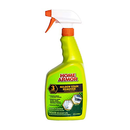 HOME ARMOR Mildew Stain Remover - Bleach Free Cleaner Spray - Trigger Spray Bottle - 32 ounce HOME ARMOR Mildew Stain Remover - Bleach Free Cleaner Spray - Trigger Spray Bottle - 32 ounce