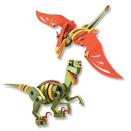 Bloco Toys Velociraptor and Pterosaur