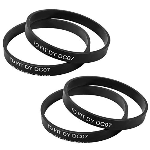 KEEPOW Slim Clutch Belts Replacement Compatible with Dyson DC04 DC07 DC14 Upright Vacuum Cleaner-Pack of 4-