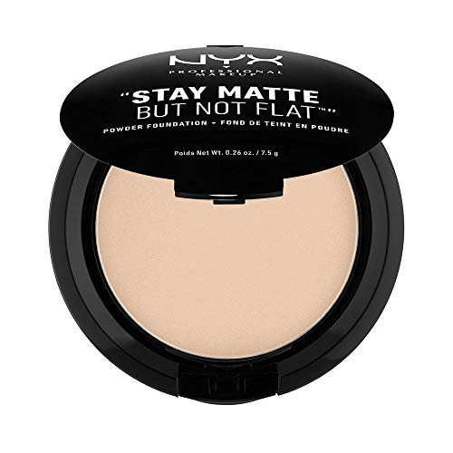NYX PROFESSIONAL MAKEUP Stay Matte But Not Flat Powder Foundation Nude