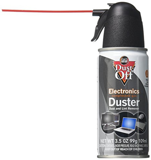 Falcon Dust Off Compressed Gas -152a- Disposable Cleaning Duster 1 Count 3.5 oz Can -DPSJB-Black Falcon Dust Off Compressed Gas -152a- Disposable Cleaning Duster 1 Count 3.5 oz Can -DPSJB-Black