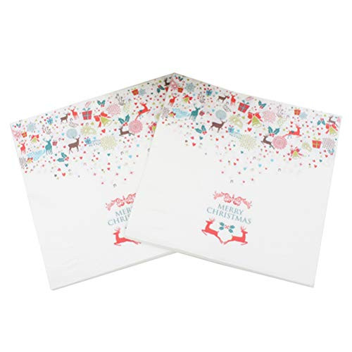40pcs Colorful Printed Napkins christmas Decorative Tissue Dinner Paper Towel Party Supplies