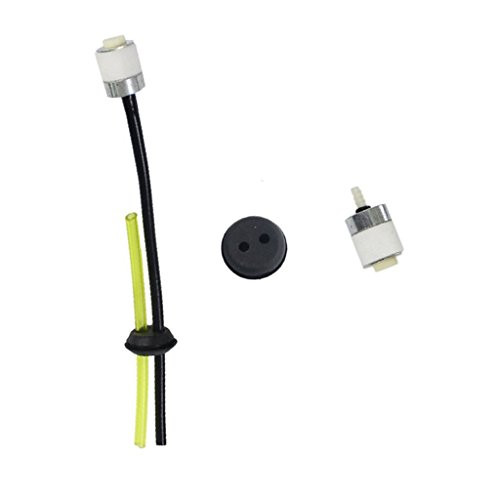 HURI Fuel Line 2 Hole Grommet Kit Fuel Filter for Homelite Ryobi MTD 181767 DP181767 Replace 560878002