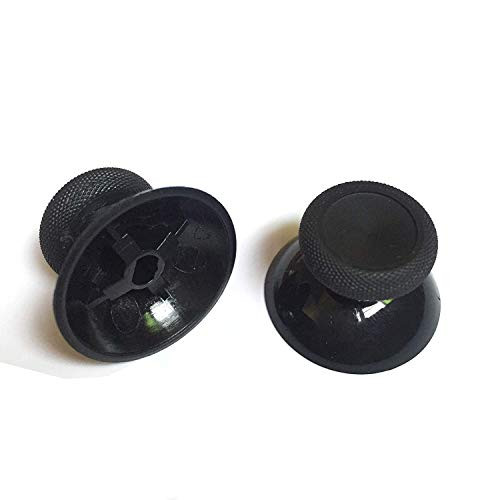 2PCS 3D Analog Joystick Cap Thumb Stick Cap Thumbstick Replacement for Xbox One Slim Xbox One Xbox One Elite Controller -Black-