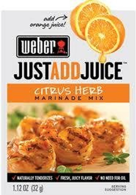 Weber Citrus Herb Marinade Mix 1.12 oz. Packets -4 Pack- Just add Juice