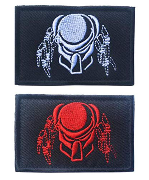 Antrix 2 Pcs Patch for Movie Games The Predator Emblems Badges Hook and Loop Tactical Military Patch for Backpacks Caps Hats Vests Clothes Uniform Antrix 2 Pcs Patch for Movie Games The Predator Emblems Badges Hook and Loop Tactical Military Patch for Backpacks Caps Hats Vests Clothes Uniform