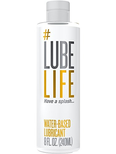 LubeLife Water Based Personal Lubricant 8 oz Sex Lube for Men Women  and  Couples