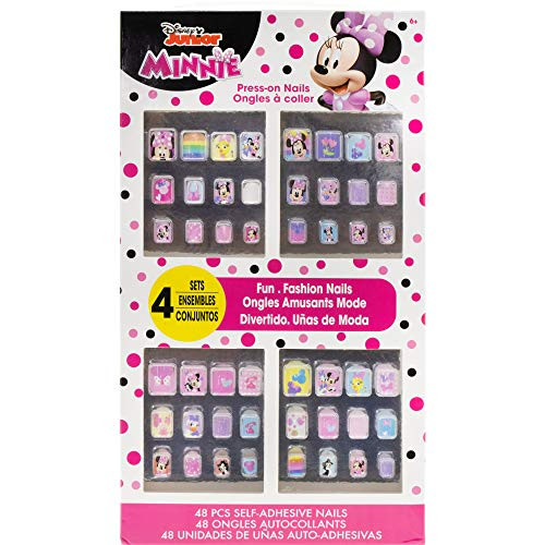 Townley Girl Disney Minnie Mouse 48 PK Press- On Nails Set Ages 6 Plus Townley Girl Disney Minnie Mouse 48 PK Press- On Nails Set Ages 6 Plus