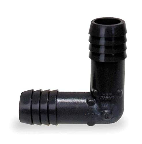 PVC 90 Degree Barbed Elbow Pipe Connector  3/4 inch Insert x 3/4 inch Insert 90 Degree Elbow Barbed Fitting SCH 40 PVC Hose Connectors for Home Water Line Irrigation