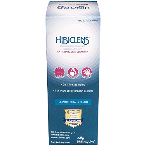 Molnlycke Hibiclens Antimicrobial/Antiseptic Skin Cleanser 8 Fluid Ounce Bottle for Antimicrobial Skin Cleansing Molnlycke Hibiclens Antimicrobial/Antiseptic Skin Cleanser 8 Fluid Ounce Bottle for Antimicrobial Skin Cleansing
