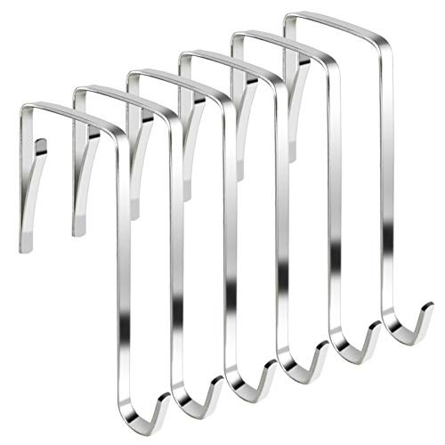 10Pcs Over The Door Hooks Metal Door Hanger Z Hooks Sturdy Over Door Hooks for Hanging Clothes Towels Coats and More 10Pcs Over The Door Hooks Metal Door Hanger Z Hooks Sturdy Over Door Hooks for Hanging Clothes Towels Coats and More