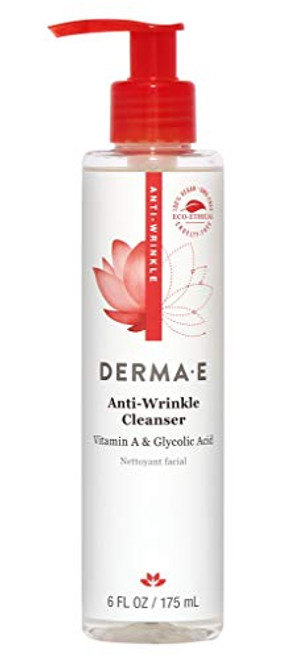 DERMA E Anti-Wrinkle Cleanser w/Glycolic Acid 6 oz DERMA E Anti-Wrinkle Cleanser w/Glycolic Acid 6 oz