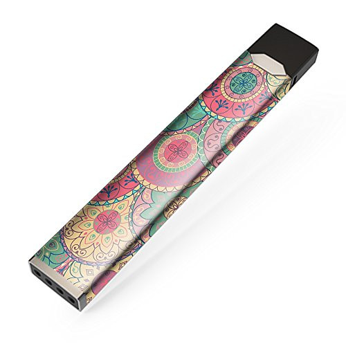 Skin Decal Vinyl Wrap for JUUL Vape Stickers Skins Cover/Circle Mandala Design Pattern