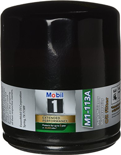 Mobil 1 Oil Filter Extended Performance Canister Screw-On 3.08 in Tall 13/16-16 in Thread Steel Black GM Each