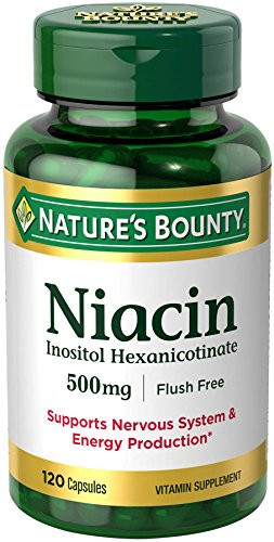 Natures Bounty Niacin Flush Free 500 mg