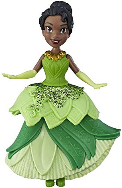 Disney Princess Tiana Collectible Doll with Glittery Green One-Clip Dress Royal Clips Fashion Toy Disney Princess Tiana Collectible Doll with Glittery Green One-Clip Dress Royal Clips Fashion Toy