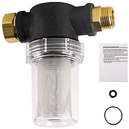 jOYjOB Garden Hose Filter 40 Micro for Pressure Washer Accessories Inline Filter Sediment Filter Attachment 40 MESH