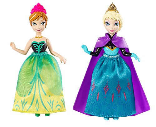 Mattel Disney Frozen Princess Sisters Celebration Anna and Elsa Small Doll, 2-Pack Mattel Disney Frozen Princess Sisters Celebration Anna and Elsa Small Doll, 2-Pack