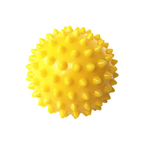 Spiky Massage Balls Massage Ball and Roller Massager Premium Grade Stress Foot Massage Roller Yoga Massager Ball Foot Massage Ball PVC Spiky Small Ball -Yellow- Spiky Massage Balls Massage Ball and Roller Massager Premium Grade Stress Foot Massage Roller Yoga Massager Ball Foot Massage Ball PVC Spiky Small Ball -Yellow-