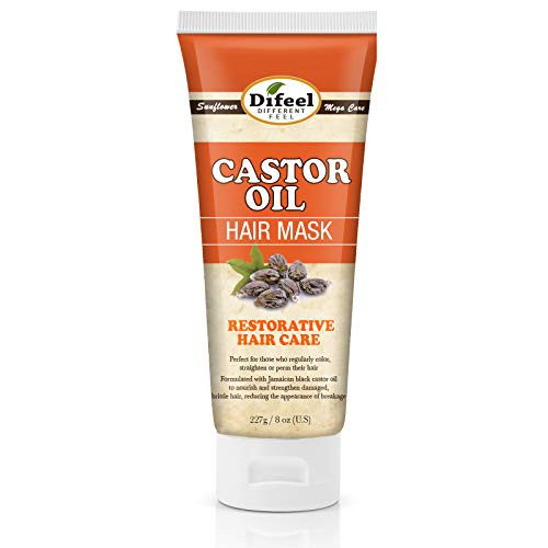 Difeel Castor Oil Hair Mask 8 oz. - Damage Repair Masque Castor Oil Hair Repair Difeel Castor Oil Hair Mask 8 oz. - Damage Repair Masque Castor Oil Hair Repair