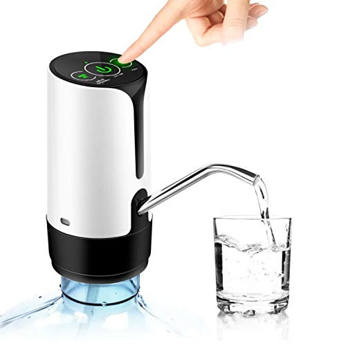 SZILBZ Bottle Water Dispenser Pump Water Pump For 3-5 Gallon Bottle USB Charging Water Bottle Pump Automatic Portable Drinking Dispenser Universal Electric Water Jug Pump