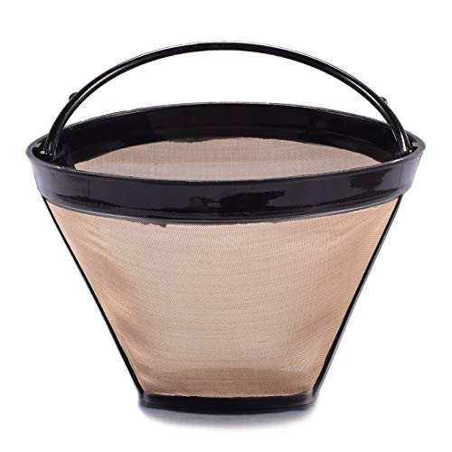 MJULY Reusable Coffee Filter for Ninja Coffee Bar Brewer 4 Cone Replacement Coffee Makers Filters