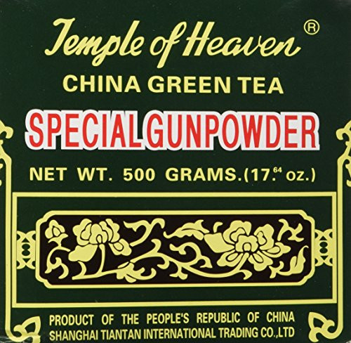 China Green Tea Special Gunpowder -Temple of Heaven G603- 500g. -17.64 Oz- China Green Tea Special Gunpowder -Temple of Heaven G603- 500g. -17.64 Oz-