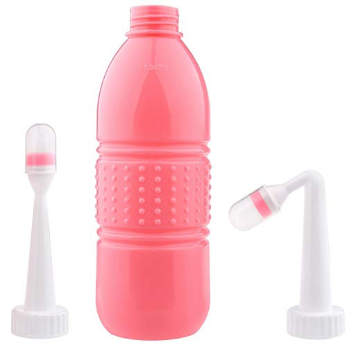 Peri Bottle for Postpartum Care Tinabless 17oz Portable Bidet with 2 Replaceable Cleaning Nozzles MomWasher for Perineal Recovery and Cleansing After Birth Shower Gift with Travel Bag Peri Bottle for Postpartum Care Tinabless 17oz Portable Bidet with 2 Replaceable Cleaning Nozzles MomWasher for Perineal Recovery and Cleansing After Birth Shower Gift with Travel Bag