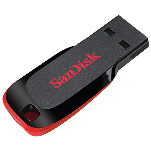 Sandisk Cruzer Blade USB Flash Drive 64 GB Black/Red -SDCZ50-064G-A46- Sandisk Cruzer Blade USB Flash Drive 64 GB Black/Red -SDCZ50-064G-A46-