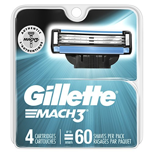 Gillette Mach3 Mens Razor Blade Refills Count Basic