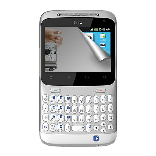 Amzer Mirror Screen Protector with Cleaning Cloth for HTC ChaCha/HTC Status