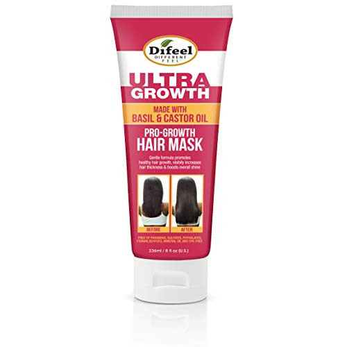 Difeel Ultra Growth Basil  and  Castor Oil Pro Growth Hair Mask 8 oz. Difeel Ultra Growth Basil  and  Castor Oil Pro Growth Hair Mask 8 oz.