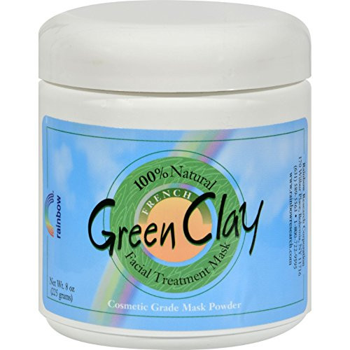 Rainbow Research French Green Clay Facial Treatment Mask 8 oz