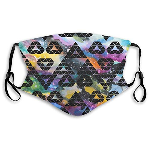 Doomfist Black Triangle Galaxy Dust Washable Reusable Filter Mouth Windproof and Reusable Warm Cotton Face