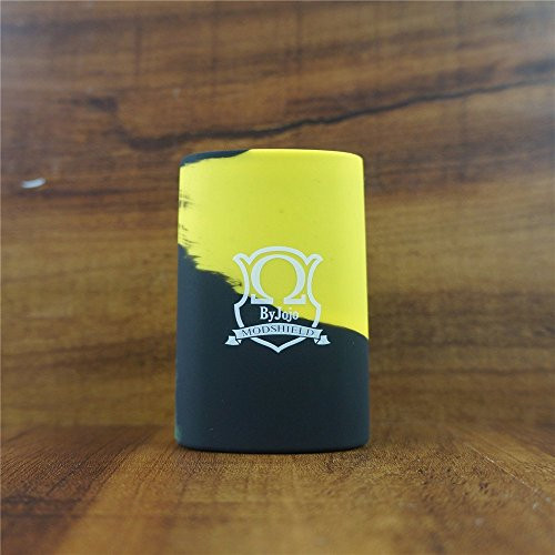 ModShield ByJojo for Eleaf iStick Pico Dual 200W TC Silicone Case Skin Cover Sleeve Shield Wrap -Yellow/Black-