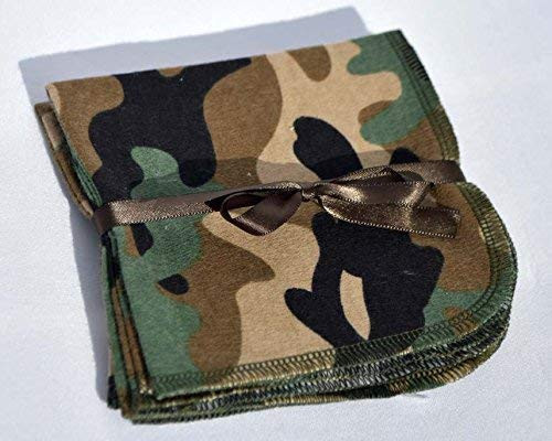 Camouflage Printed Flannel Paperless Towels 1 Ply 10x10 Inches Set of 4 Camouflage Printed Flannel Paperless Towels 1 Ply 10x10 Inches Set of 4