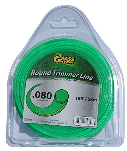 AAAmercantile 0.08 inch Trimmer String line Round Weed Eater 80mil -190 feet-
