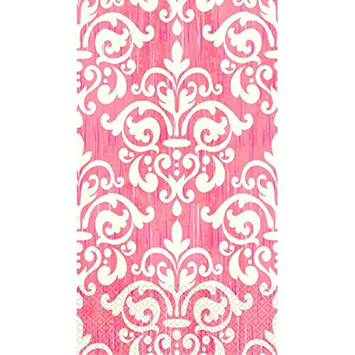 amscan Damask 2-Ply Paper ECO Guest Towels 16 Ct. - Party Tableware